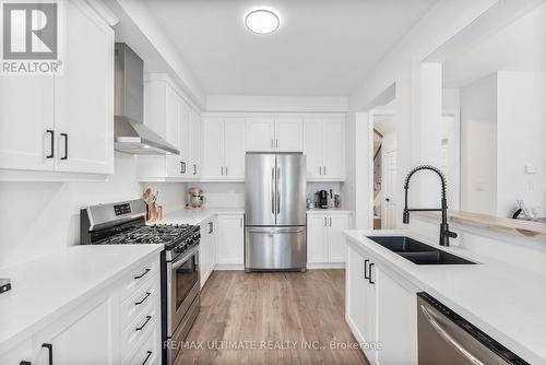 117 Branigan Crescent, Halton Hills, ON - Indoor Photo Showing Kitchen With Double Sink With Upgraded Kitchen