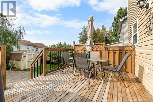 27 Cabernet Court, Dieppe, NB - Outdoor With Deck Patio Veranda With Exterior