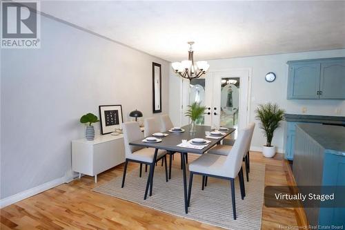 18 Courtney Street, Douglas, NB - Indoor Photo Showing Dining Room