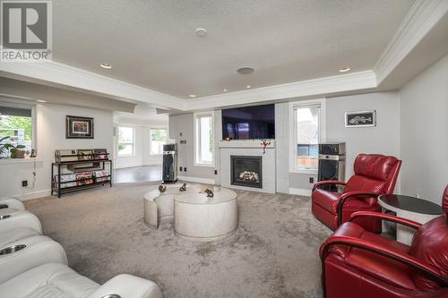 2500 Marleau Road, Prince George, BC - Indoor Photo Showing Living Room With Fireplace