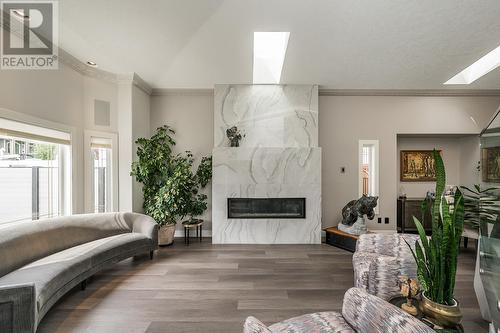 2500 Marleau Road, Prince George, BC - Indoor Photo Showing Living Room With Fireplace