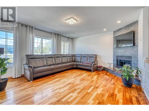 12007 Trayler Place, Summerland, BC - Indoor Photo Showing Living Room With Fireplace