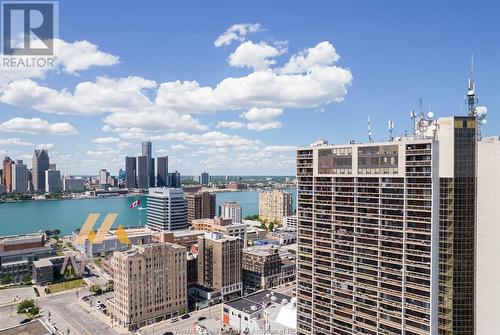 150 Park Street Unit# 3007, Windsor, ON - Outdoor With Body Of Water With View