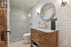 Main bath is beautifully detailed - 