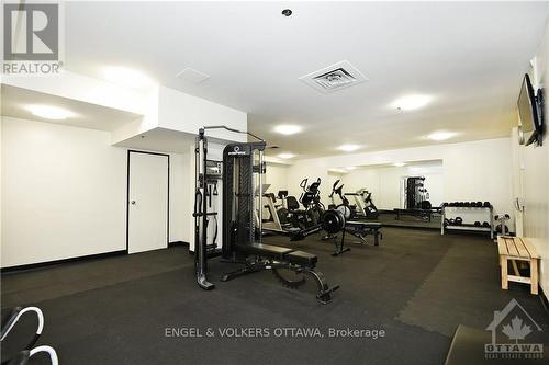 1102 - 40 Boteler Street, Ottawa, ON - Indoor Photo Showing Gym Room