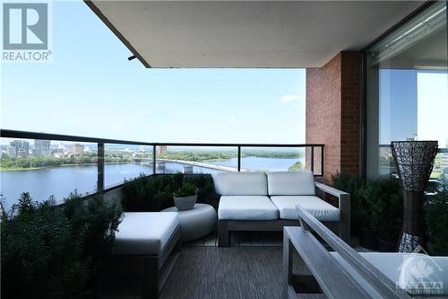 The balcony feels like your own private garden in the sky - 40 Boteler Street Unit#1102, Ottawa, ON -  With Exterior