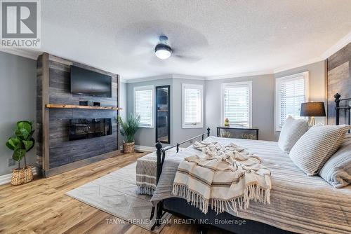 62 Wyndfield Crescent, Whitby, ON - Indoor Photo Showing Bedroom With Fireplace