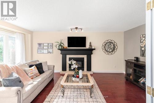 88 Gatestone Drive, Hamilton, ON - Indoor Photo Showing Living Room With Fireplace