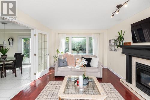 88 Gatestone Drive, Hamilton, ON - Indoor Photo Showing Living Room With Fireplace