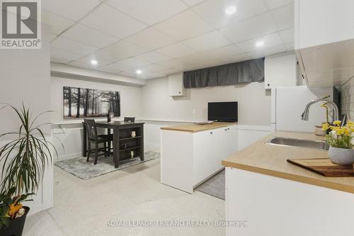 Lower kitchen and dining room - 191 Bethany Street, North Middlesex (Parkhill), ON - Indoor