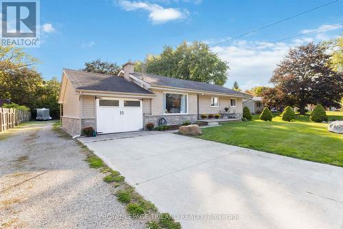 Concrete driveway - 191 Bethany Street, North Middlesex (Parkhill), ON - Outdoor With Facade