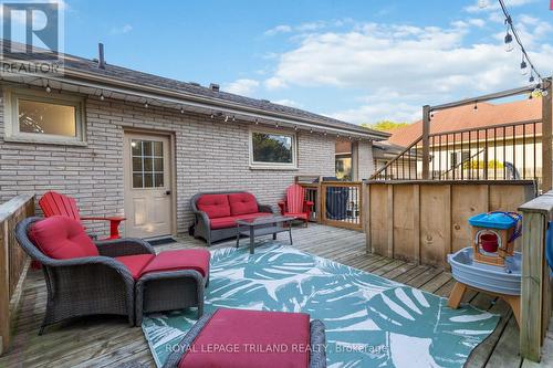 Great entertaining area - 191 Bethany Street, North Middlesex (Parkhill), ON - Outdoor With Deck Patio Veranda With Exterior