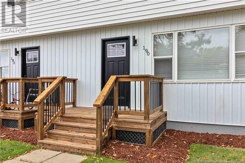 188-190 Tilley Drive, Fredericton, NB - Outdoor With Deck Patio Veranda With Exterior