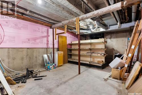 124 Burton Street, Abernethy, SK - Indoor Photo Showing Basement