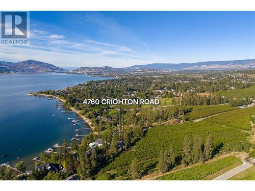 4760 Crighton Road, Kelowna, BC - Outdoor With Body Of Water With View