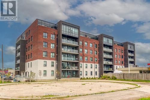 212 - 5 Hamilton Street N, Hamilton, ON - Outdoor With Balcony With Facade