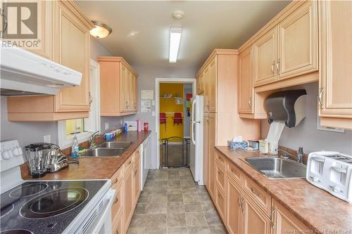 38 Du Portage Street, Caraquet, NB - Indoor Photo Showing Kitchen With Double Sink