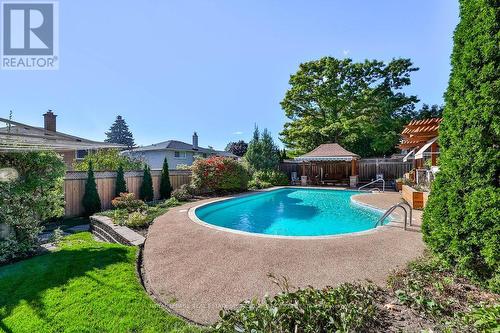 3689 Beechollow Crescent, Mississauga, ON - Outdoor With In Ground Pool With Backyard