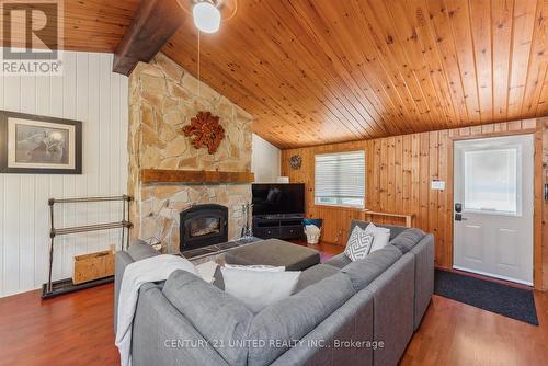 1251 Young'S Cove, Smith-Ennismore-Lakefield, ON - Indoor Photo Showing Living Room With Fireplace