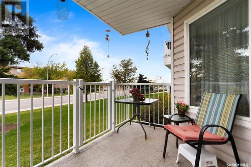 111 6 Lorne Place, Regina, SK - Outdoor With Deck Patio Veranda With Exterior