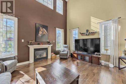 79 Sovereign'S Gate, Barrie, ON - Indoor Photo Showing Living Room With Fireplace