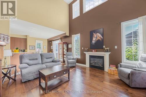 79 Sovereign'S Gate, Barrie, ON - Indoor Photo Showing Living Room With Fireplace