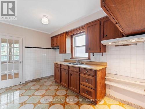 12 Dewson Street, Toronto, ON - Indoor Photo Showing Kitchen With Double Sink