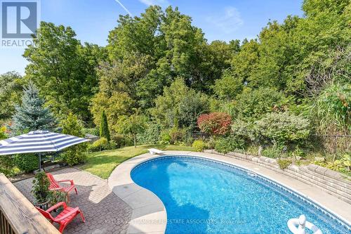 18 Terry Court, Halton Hills, ON - Outdoor With In Ground Pool With Backyard