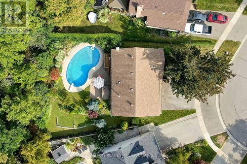 18 Terry Court, Halton Hills, ON - Outdoor With In Ground Pool With View