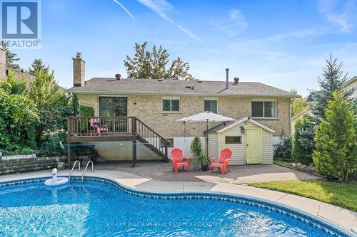 18 Terry Court, Halton Hills, ON - Outdoor With In Ground Pool With Deck Patio Veranda With Backyard