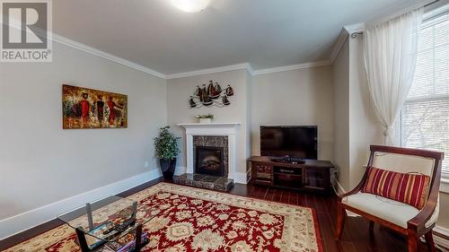 129 Lemarchant Road Unit#A, St. John'S, NL - Indoor Photo Showing Living Room With Fireplace