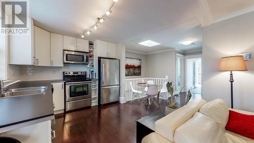 129 Lemarchant Road Unit#A, St. John'S, NL - Indoor Photo Showing Kitchen With Stainless Steel Kitchen With Double Sink