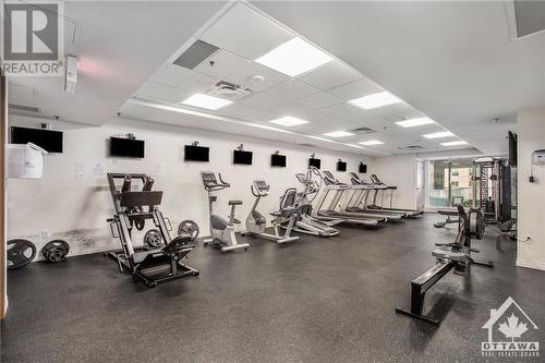 242 Rideau Street Unit#2307, Ottawa, ON - Indoor Photo Showing Gym Room