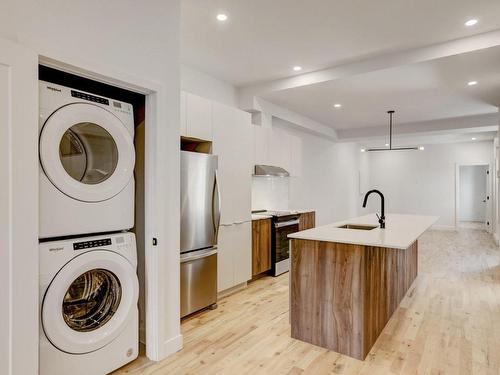 Cuisine - 1424 Rue St-Clément, Montréal (Mercier/Hochelaga-Maisonneuve), QC - Indoor Photo Showing Laundry Room