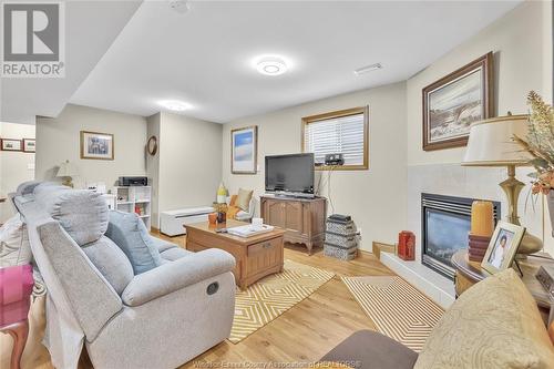 1384 Highnoon Drive, Windsor, ON - Indoor Photo Showing Other Room With Fireplace