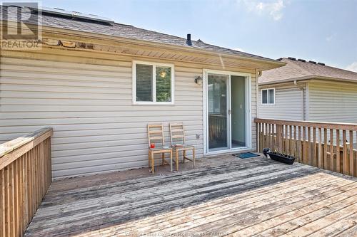 3646 Holburn Street, Windsor, ON - Outdoor With Deck Patio Veranda With Exterior