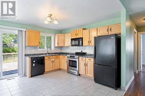 3646 Holburn Street, Windsor, ON - Indoor Photo Showing Kitchen With Double Sink