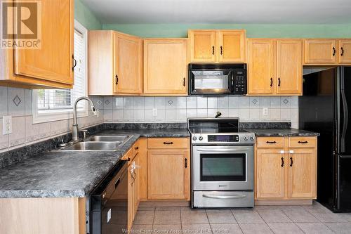 3646 Holburn Street, Windsor, ON - Indoor Photo Showing Kitchen With Double Sink