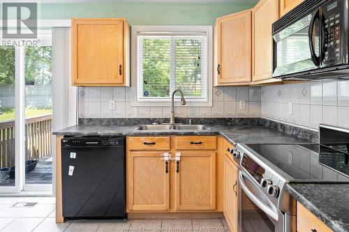 3646 Holburn Street, Windsor, ON - Indoor Photo Showing Kitchen With Double Sink