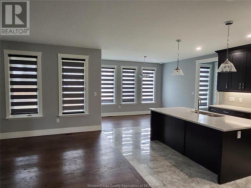 1619 Virtue Lane, Windsor, ON - Indoor Photo Showing Kitchen With Double Sink