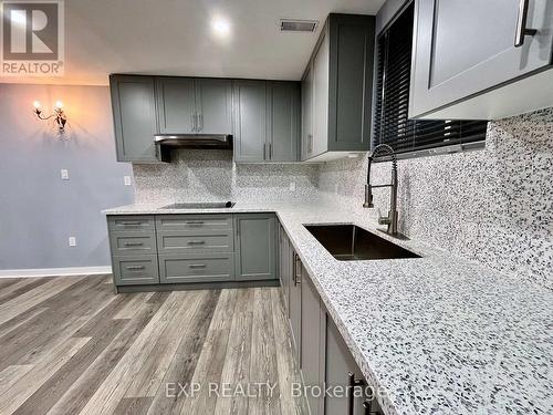 Bsmt - 11 Bassett Crescent, Brampton, ON - Indoor Photo Showing Kitchen With Upgraded Kitchen