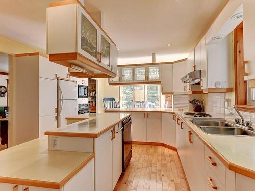 Cuisine - 53 Rue Du Chardonneret, Magog, QC - Indoor Photo Showing Kitchen With Double Sink