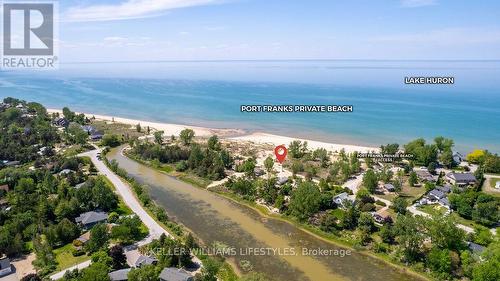 7403 Sanderson Road, Lambton Shores (Port Franks), ON - Outdoor With Body Of Water With View