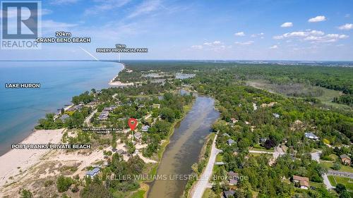 7403 Sanderson Road, Lambton Shores (Port Franks), ON - Outdoor With Body Of Water With View