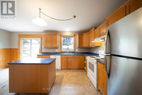 B - 137 Henry Street, Brantford, ON - Indoor Photo Showing Kitchen With Double Sink