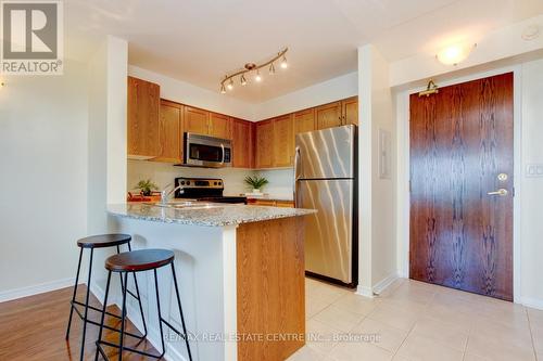 317 - 55 Via Rosedale, Brampton, ON - Indoor Photo Showing Kitchen With Stainless Steel Kitchen