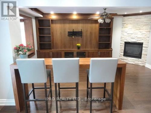 372 Salisbury Lane, Newmarket, ON - Indoor Photo Showing Dining Room With Fireplace