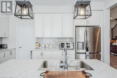 55 Povey Road, Fergus, ON - Indoor Photo Showing Kitchen With Stainless Steel Kitchen With Double Sink