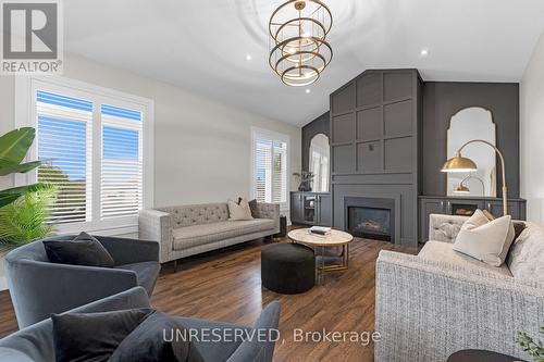 985 Audrey Place, Kitchener, ON - Indoor Photo Showing Living Room With Fireplace