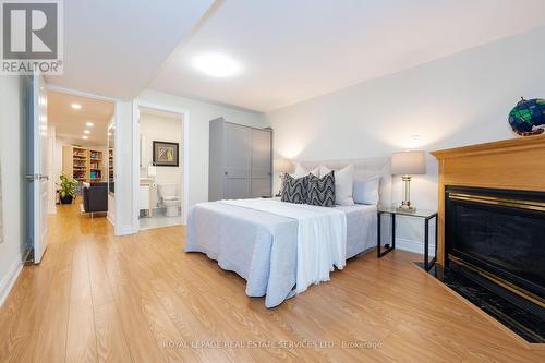 2249 Rockingham Drive, Oakville, ON - Indoor Photo Showing Bedroom With Fireplace